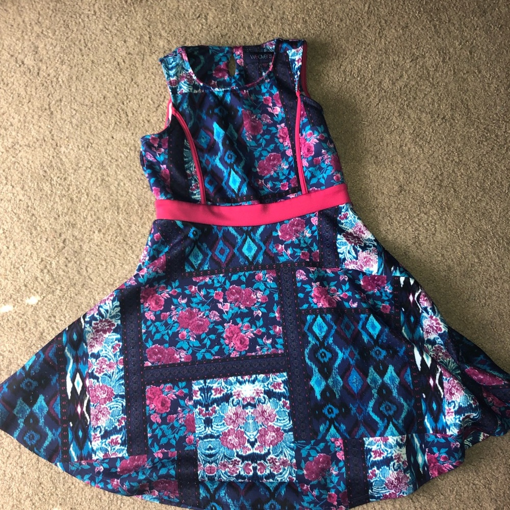 Blue dress